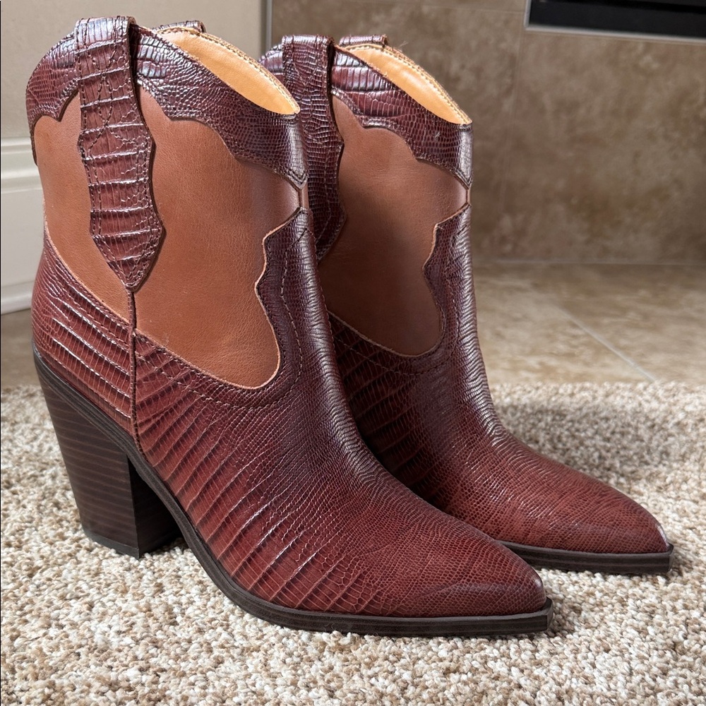 Marc Fisher Western Ankle Boot